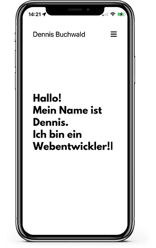 Portfolio Website Mockup